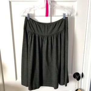 CLASSIC grey wool skirt in flirty fit S/M 💕